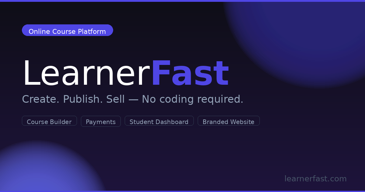LearnerFast — official preview image